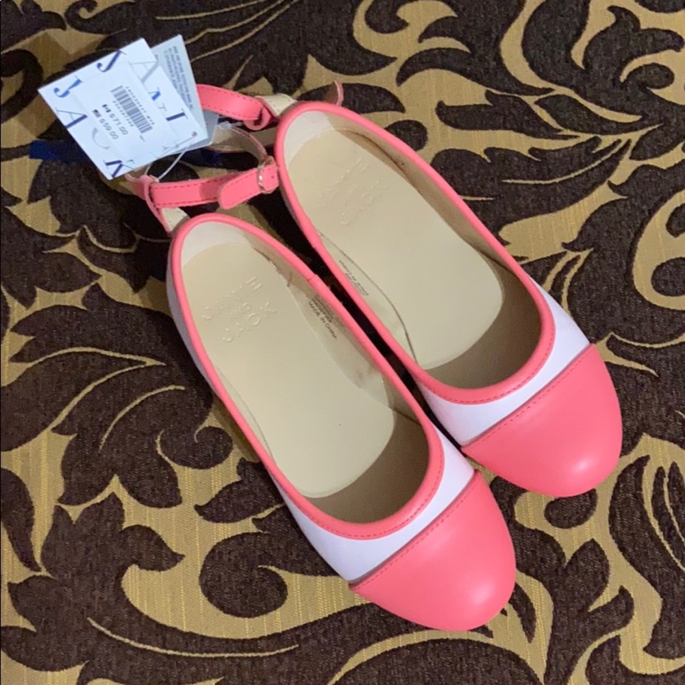 Janie and Jack two tone flats size 1K NWT